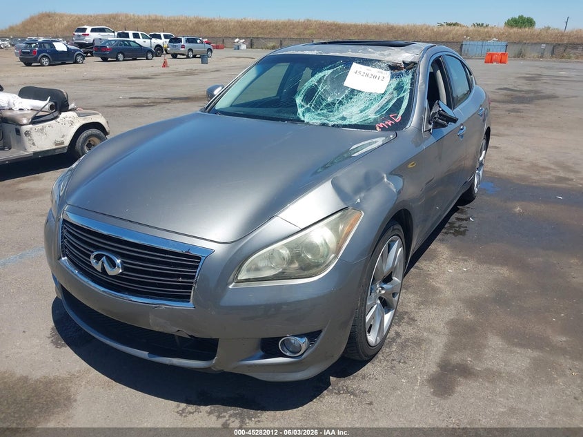 2011 Infiniti M37 VIN JN1BY1AP4BM321959 IAAI salvage auction — ROOF, Salvage (California), sold $1,200 on 2026-07-15 (photo 2)
