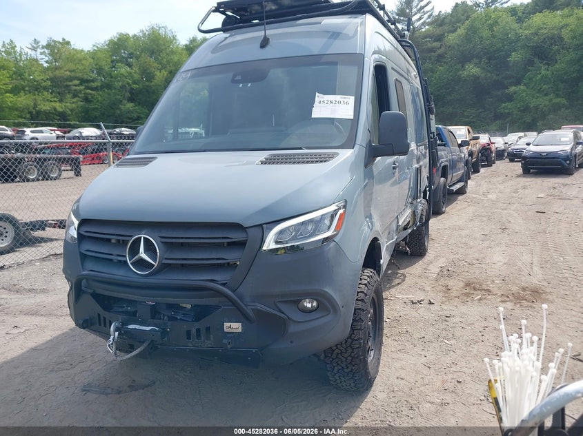 2020 Mercedes-benz Sprinter VIN W1W4EBVY0LP307133 IAAI salvage auction — SIDE, Salvage Title, sold $27,250 on 2026-07-21 (photo 2)