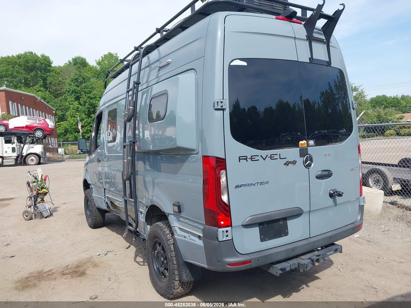 2020 Mercedes-benz Sprinter VIN W1W4EBVY0LP307133 IAAI salvage auction — SIDE, Salvage Title, sold $27,250 on 2026-07-21 (photo 3)