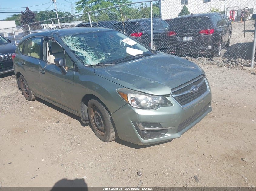 2015 Subaru Impreza VIN JF1GPAA62FH242615 IAAI salvage auction — FRONT END, Salvage Title, sold $25 on 2026-07-28 (photo 1)
