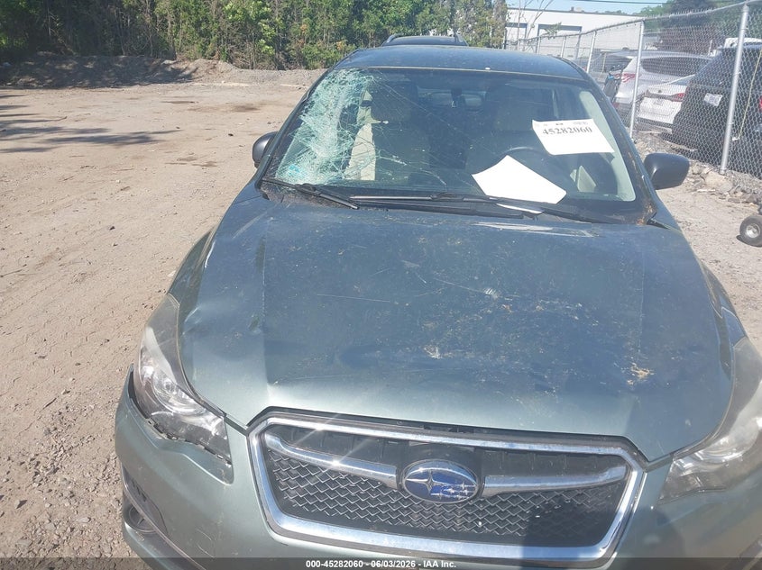 2015 Subaru Impreza VIN JF1GPAA62FH242615 IAAI salvage auction — FRONT END, Salvage Title, sold $25 on 2026-07-28 (photo 6)