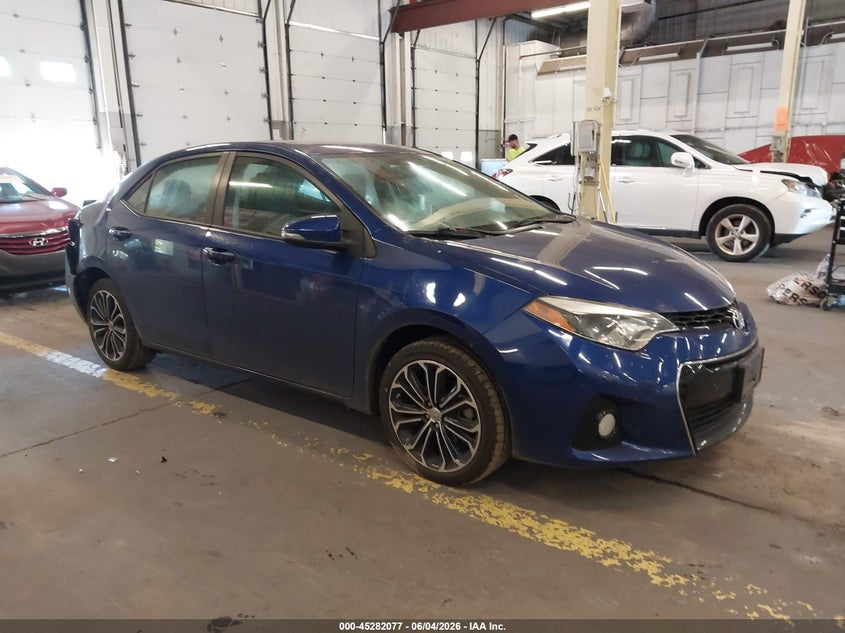 2015 Toyota Corolla VIN 5YFBURHEXFP342006 IAAI salvage auction — RIGHT REAR, Salvage Title, sold $3,500 on 2026-07-30 (photo 1)