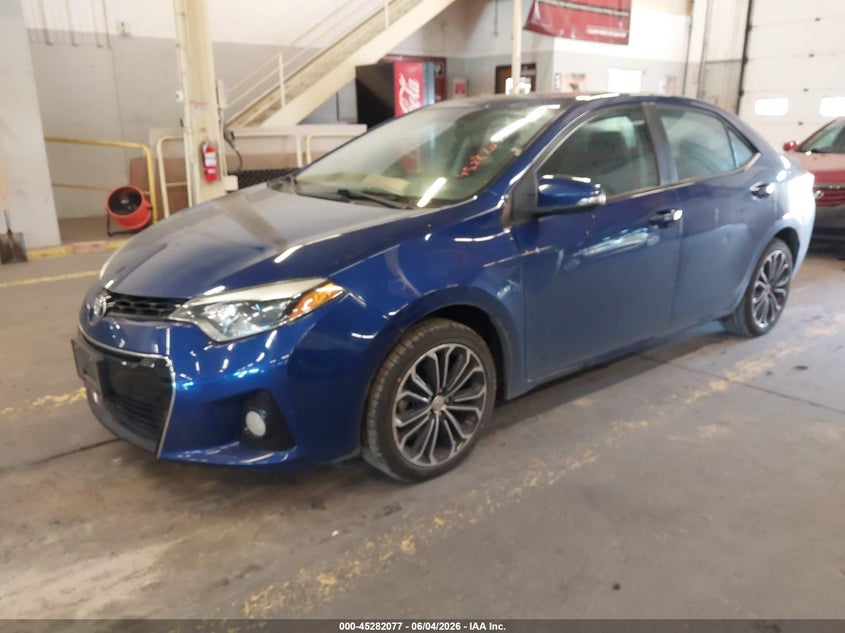 2015 Toyota Corolla VIN 5YFBURHEXFP342006 IAAI salvage auction — RIGHT REAR, Salvage Title, sold $3,500 on 2026-07-30 (photo 2)