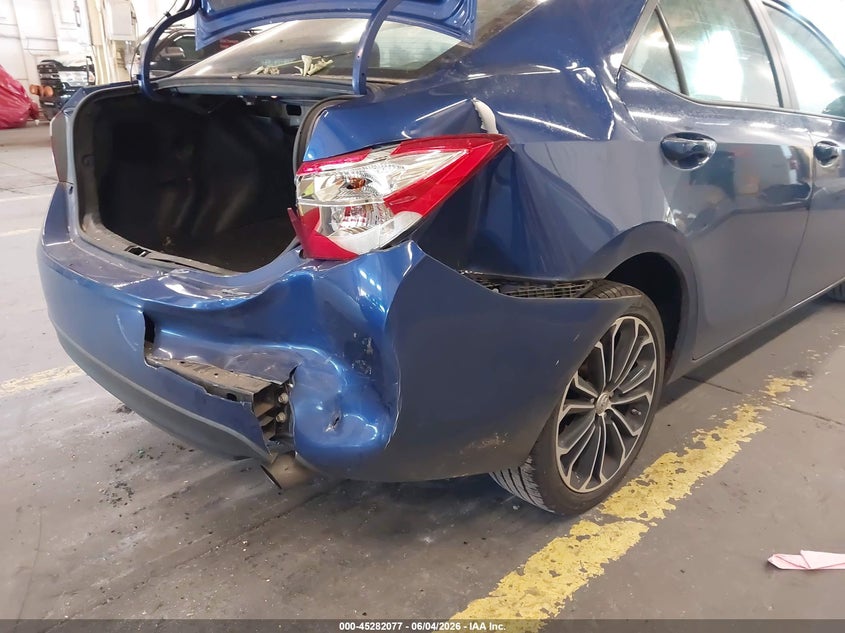 2015 Toyota Corolla VIN 5YFBURHEXFP342006 IAAI salvage auction — RIGHT REAR, Salvage Title, sold $3,500 on 2026-07-30 (photo 6)