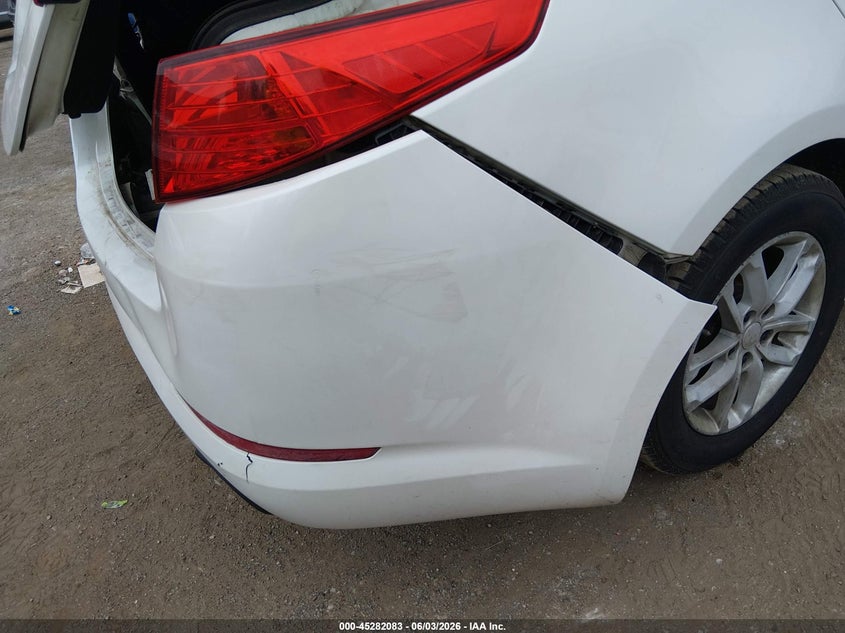 2013 Kia Optima VIN KNAGM4A73D5301308 IAAI salvage auction — REAR END, Salvage Title, sold $1,125 on 2026-07-24 (photo 6)