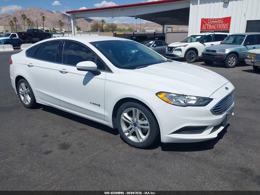 2018 Ford Fusion VIN 3FA6P0UU8JR235773 IAAI salvage auction — NORMAL WEAR, Sf97 (Nevada), sold $9,700 on 2026-07-28 (photo 1)
