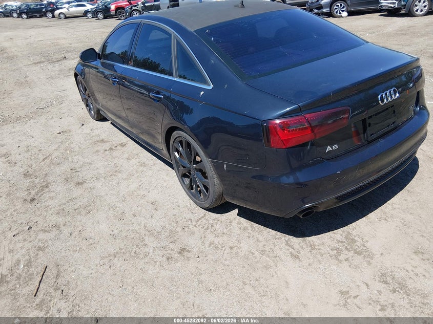 2012 Audi A6 VIN WAUHGAFC9CN051202 IAAI salvage auction — NORMAL WEAR, Reconstructed (Massachusetts), sold $675 on 2026-07-28 (photo 3)