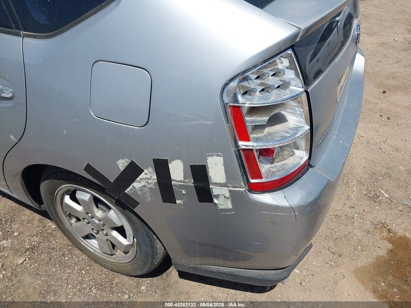 2006 Toyota Prius VIN JTDKB20U667073035 IAAI salvage auction — LEFT REAR, Clear (Arizona), sold $425 on 2026-07-23 (photo 6)