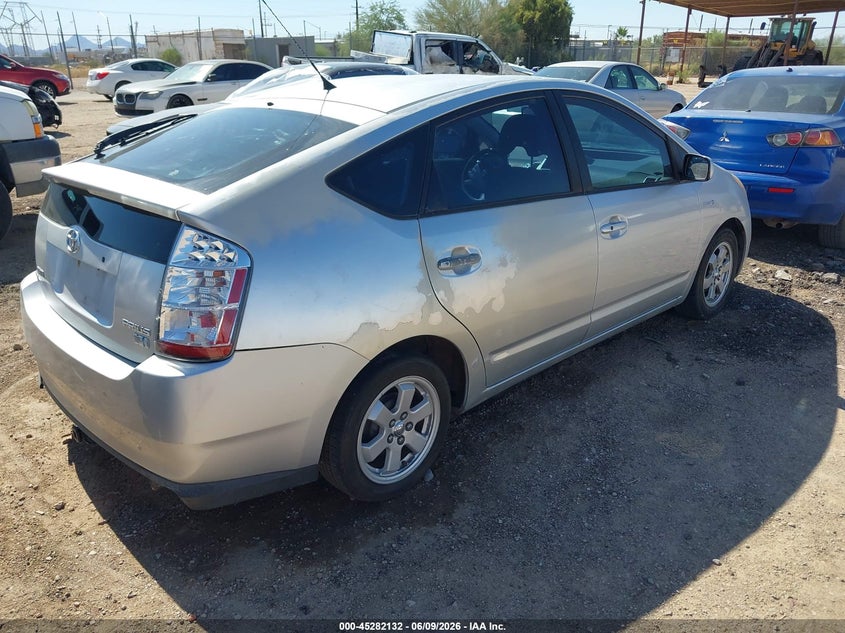 2006 Toyota Prius VIN JTDKB20U667073035 IAAI salvage auction — LEFT REAR, Clear (Arizona), sold $425 on 2026-07-23 (photo 4)