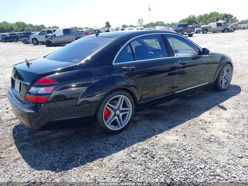 2007 Mercedes-benz S class VIN WDDNG71X17A011105 IAAI salvage auction — LEFT FRONT, Repossession Paperwork (Georgia), sold $800 on 2026-07-06 (photo 4)