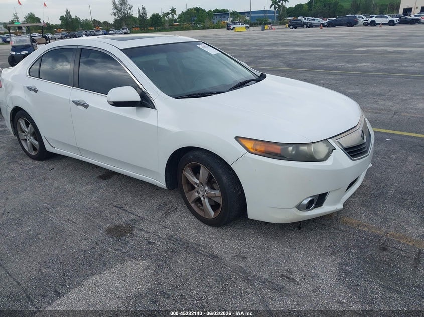 2013 Acura Tsx VIN JH4CU2F42DC001029 IAAI salvage auction — RIGHT REAR, Clear (Florida), sold $1,000 on 2026-07-09 (photo 1)