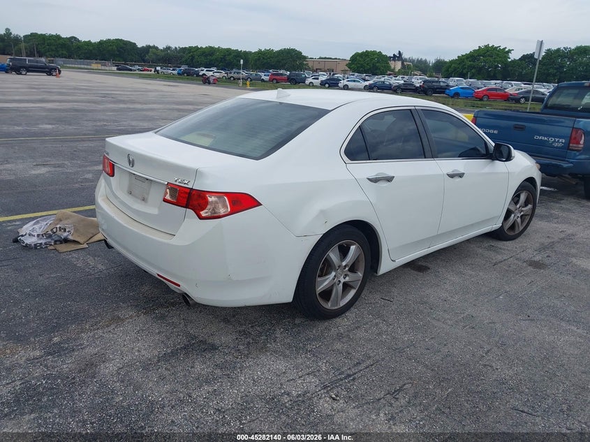 2013 Acura Tsx VIN JH4CU2F42DC001029 IAAI salvage auction — RIGHT REAR, Clear (Florida), sold $1,000 on 2026-07-09 (photo 4)