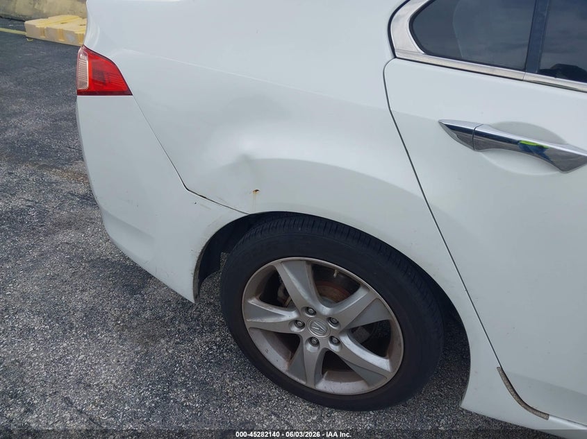 2013 Acura Tsx VIN JH4CU2F42DC001029 IAAI salvage auction — RIGHT REAR, Clear (Florida), sold $1,000 on 2026-07-09 (photo 6)