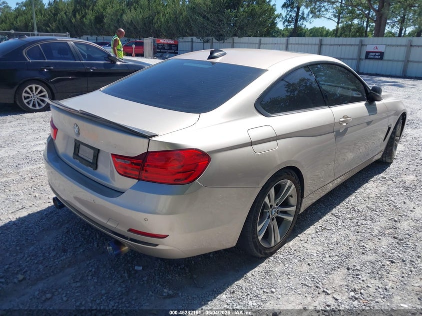 2014 BMW 4 series VIN WBA3R1C51EK192893 IAAI salvage auction — FRONT END, Clear (Florida), sold $1,100 on 2026-08-13 (photo 4)
