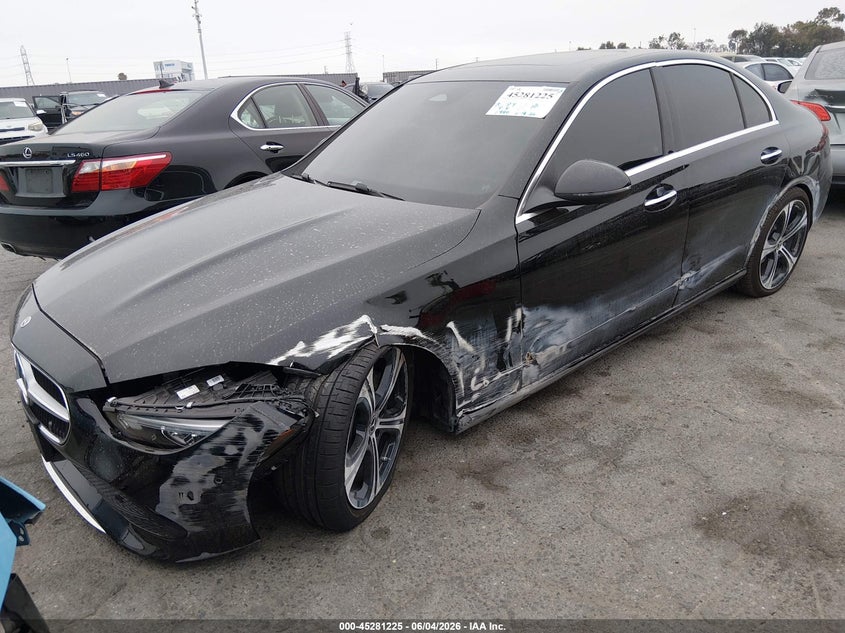 2026 Mercedes-benz C-klasse VIN W1KAF4GB0TR321835 IAAI salvage auction — LEFT SIDE, Salvage Title, sold $21,300 on 2026-07-09 (photo 2)