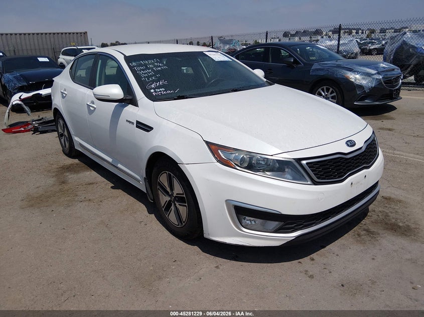 2013 Kia Optima VIN KNAGM4AD8D5054566 IAAI salvage auction — REAR END, Salvage Title, sold $1,350 on 2026-07-06 (photo 1)