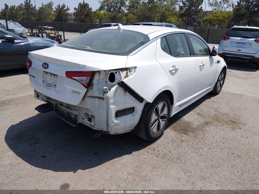 2013 Kia Optima VIN KNAGM4AD8D5054566 IAAI salvage auction — REAR END, Salvage Title, sold $1,350 on 2026-07-06 (photo 4)