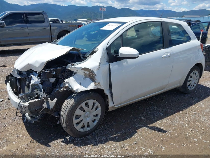 2016 Toyota Yaris VIN VNKJTUD3XGA058491 IAAI salvage auction — FRONT END, Salvage Title, sold $25 on 2026-07-29 (photo 2)
