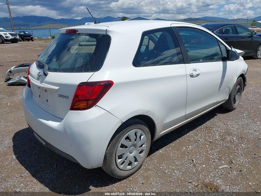 2016 Toyota Yaris VIN VNKJTUD3XGA058491 IAAI salvage auction — FRONT END, Salvage Title, sold $25 on 2026-07-29 (photo 4)