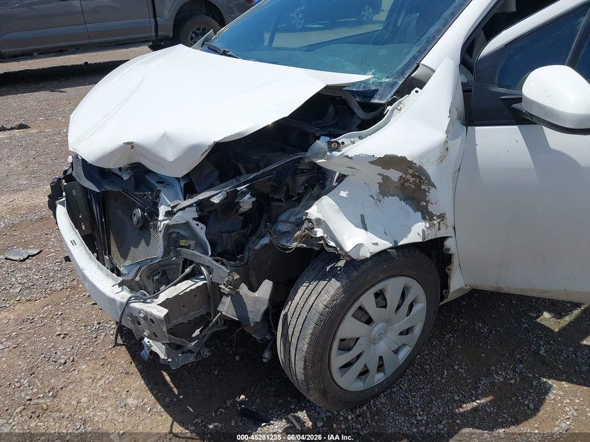 2016 Toyota Yaris VIN VNKJTUD3XGA058491 IAAI salvage auction — FRONT END, Salvage Title, sold $25 on 2026-07-29 (photo 6)
