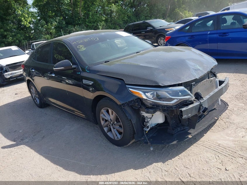 2020 Kia Optima VIN 5XXGT4L31LG396798 IAAI salvage auction — FRONT END, Salvage Title, sold $1,650 on 2026-07-08 (photo 1)