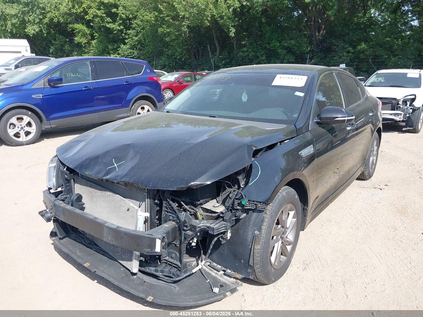 2020 Kia Optima VIN 5XXGT4L31LG396798 IAAI salvage auction — FRONT END, Salvage Title, sold $1,650 on 2026-07-08 (photo 2)