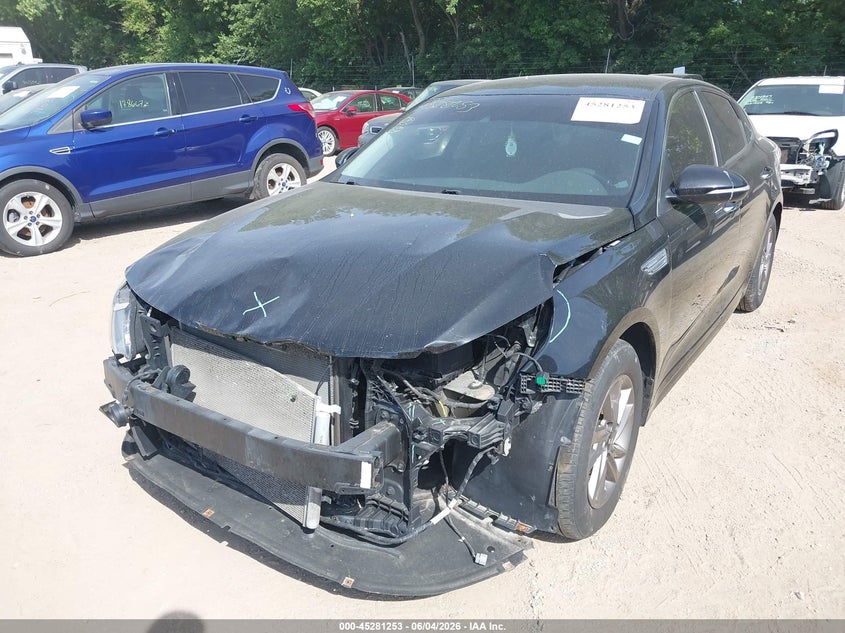 2020 Kia Optima VIN 5XXGT4L31LG396798 IAAI salvage auction — FRONT END, Salvage Title, sold $1,650 on 2026-07-08 (photo 6)