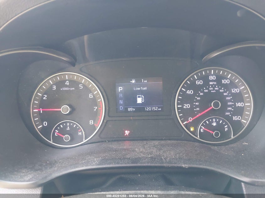 2020 Kia Optima VIN 5XXGT4L31LG396798 IAAI salvage auction — FRONT END, Salvage Title, sold $1,650 on 2026-07-08 (photo 7)