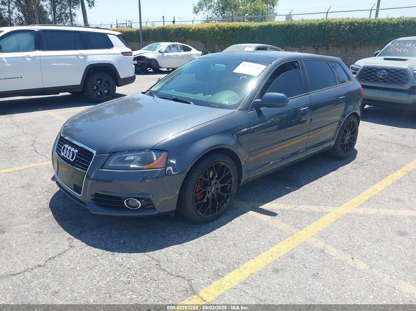 2012 Audi A3 VIN WAUKJAFM0CA124240 IAAI salvage auction — RIGHT REAR, Salvage Title, sold $1,300 on 2026-07-14 (photo 2)