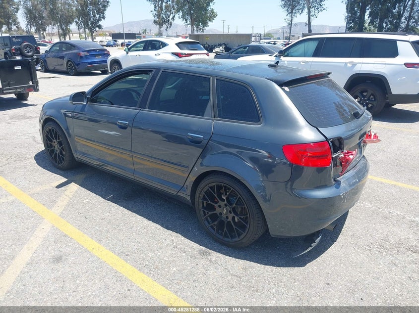 2012 Audi A3 VIN WAUKJAFM0CA124240 IAAI salvage auction — RIGHT REAR, Salvage Title, sold $1,300 on 2026-07-14 (photo 3)