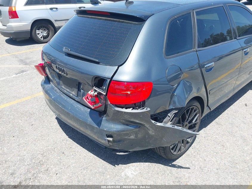 2012 Audi A3 VIN WAUKJAFM0CA124240 IAAI salvage auction — RIGHT REAR, Salvage Title, sold $1,300 on 2026-07-14 (photo 6)