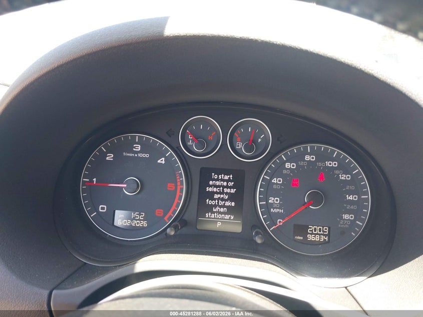 2012 Audi A3 VIN WAUKJAFM0CA124240 IAAI salvage auction — RIGHT REAR, Salvage Title, sold $1,300 on 2026-07-14 (photo 7)