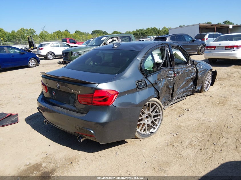 2017 BMW 3er VIN WBA8B7G31HNU38298 IAAI salvage auction — SIDE, Salvage Title, sold $1,650 on 2026-07-29 (photo 4)