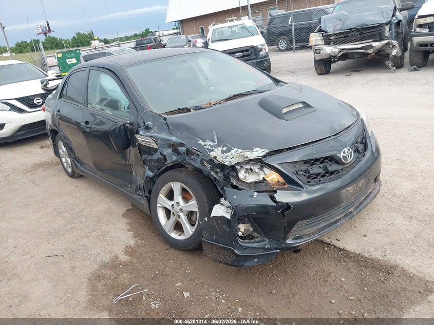 2012 Toyota Corolla VIN 5YFBU4EE4CP032940 IAAI salvage auction — NORMAL WEAR, Clear - Public Restricted (Oklahoma), sold $1,125 on 2026-07-15 (photo 1)