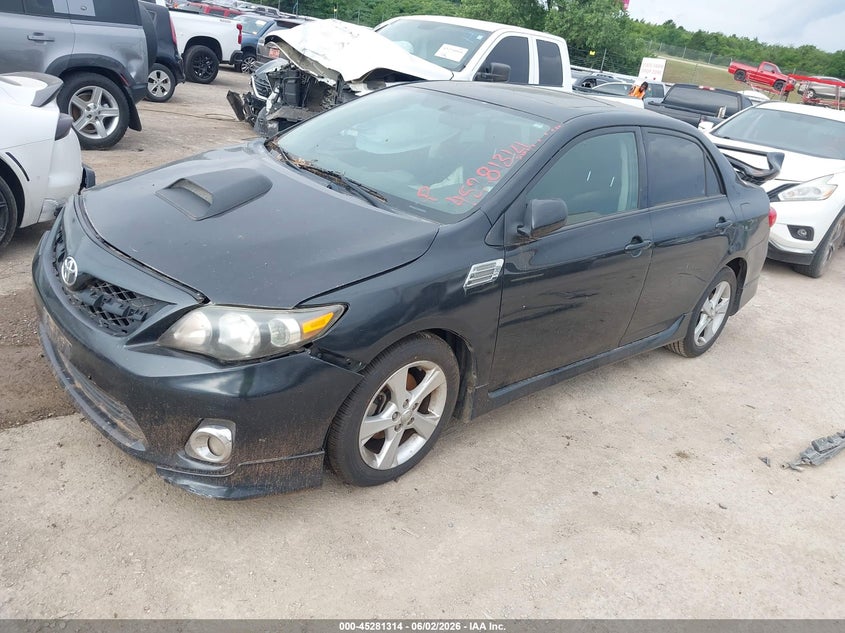 2012 Toyota Corolla VIN 5YFBU4EE4CP032940 IAAI salvage auction — NORMAL WEAR, Clear - Public Restricted (Oklahoma), sold $1,125 on 2026-07-15 (photo 2)