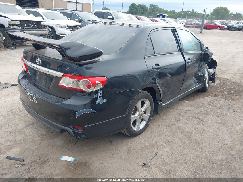 2012 Toyota Corolla VIN 5YFBU4EE4CP032940 IAAI salvage auction — NORMAL WEAR, Clear - Public Restricted (Oklahoma), sold $1,125 on 2026-07-15 (photo 4)