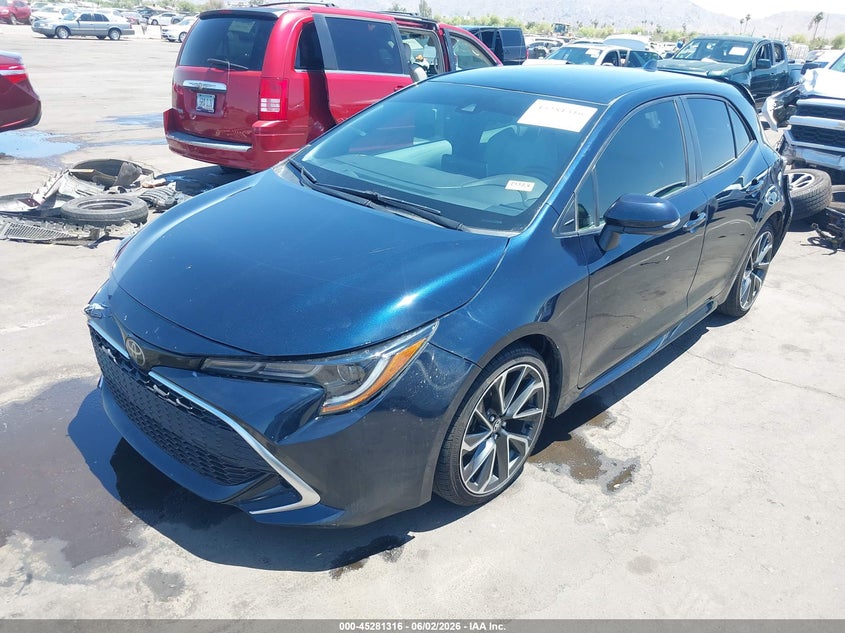2022 Toyota Corolla VIN JTNC4MBE3N3173854 IAAI salvage auction — REAR END, Salvage Title, sold $6,300 on 2026-07-14 (photo 2)