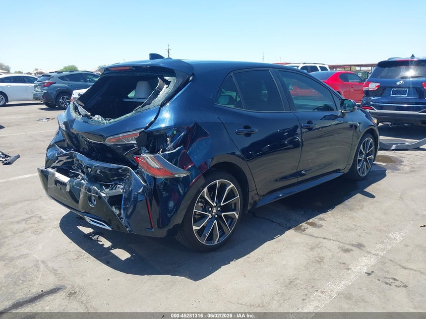 2022 Toyota Corolla VIN JTNC4MBE3N3173854 IAAI salvage auction — REAR END, Salvage Title, sold $6,300 on 2026-07-14 (photo 4)