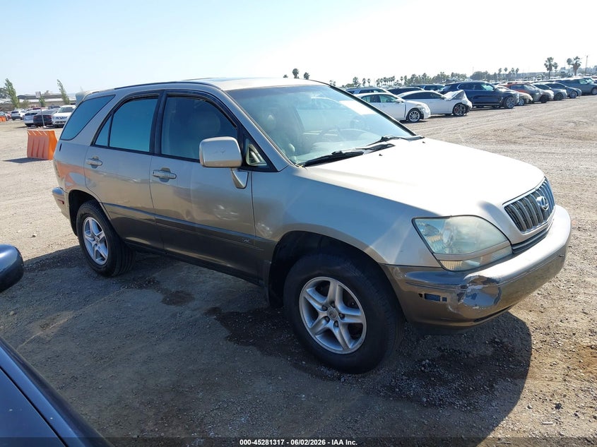 2002 Lexus Rx 300 VIN JTJGF10U120126874 IAAI salvage auction — NORMAL WEAR, Clear - Dealer Only (California), sold $825 on 2026-07-13 (photo 1)