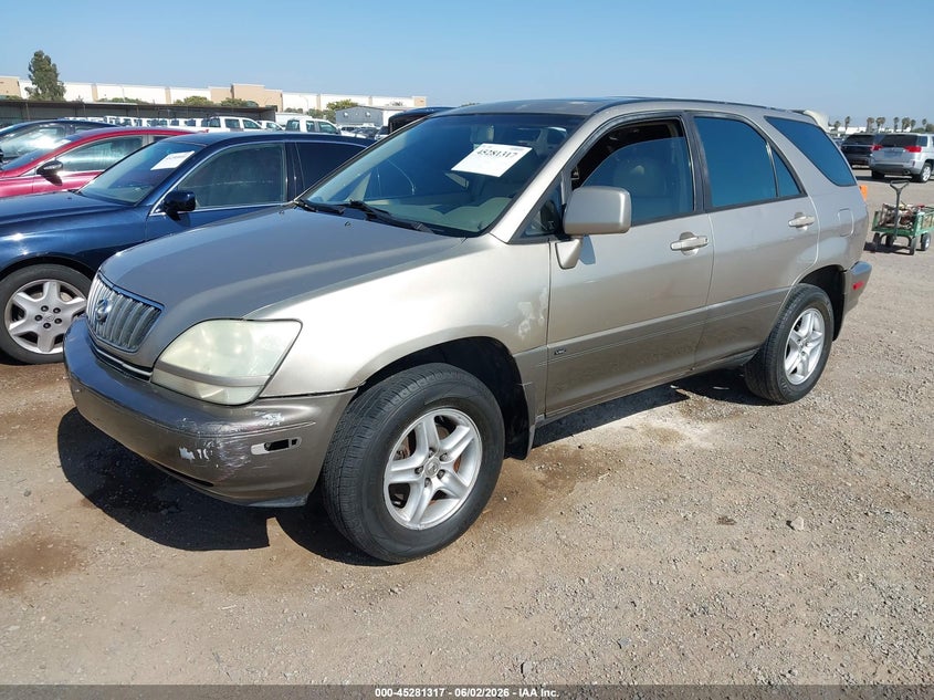 2002 Lexus Rx 300 VIN JTJGF10U120126874 IAAI salvage auction — NORMAL WEAR, Clear - Dealer Only (California), sold $825 on 2026-07-13 (photo 2)