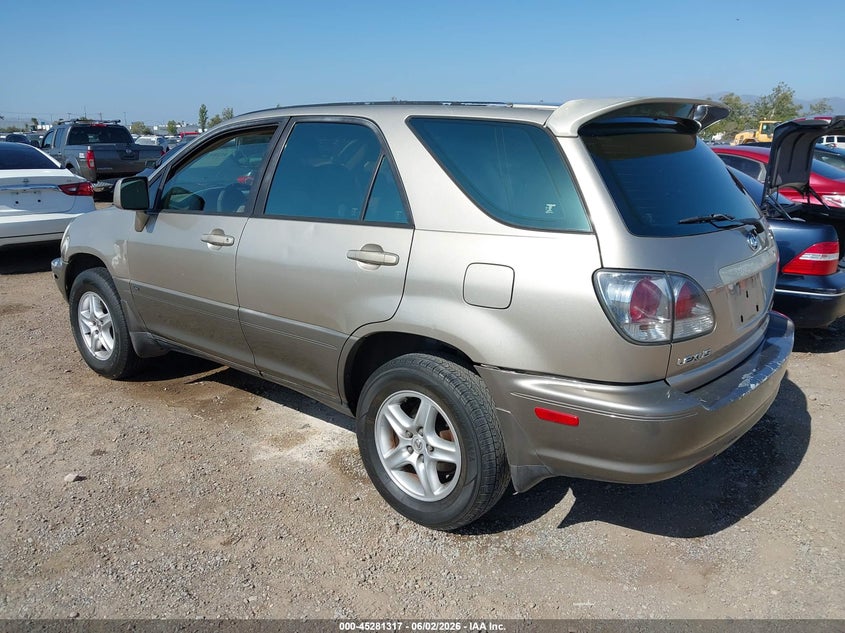 2002 Lexus Rx 300 VIN JTJGF10U120126874 IAAI salvage auction — NORMAL WEAR, Clear - Dealer Only (California), sold $825 on 2026-07-13 (photo 3)
