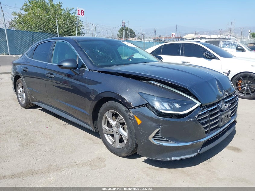 2020 Hyundai Sonata VIN 5NPEG4JA0LH062246 IAAI salvage auction — FRONT END, Salvage Title, sold $2,700 on 2026-07-16 (photo 1)