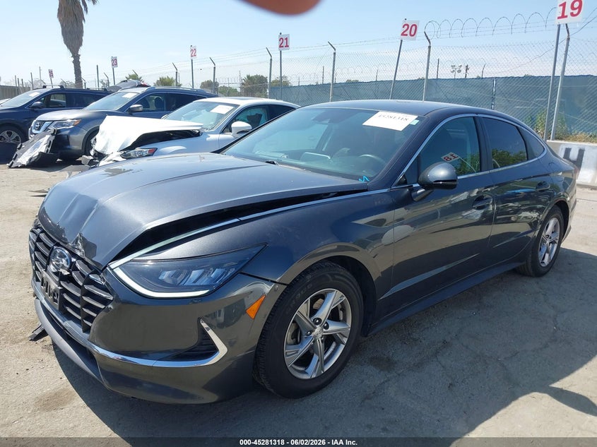 2020 Hyundai Sonata VIN 5NPEG4JA0LH062246 IAAI salvage auction — FRONT END, Salvage Title, sold $2,700 on 2026-07-16 (photo 2)