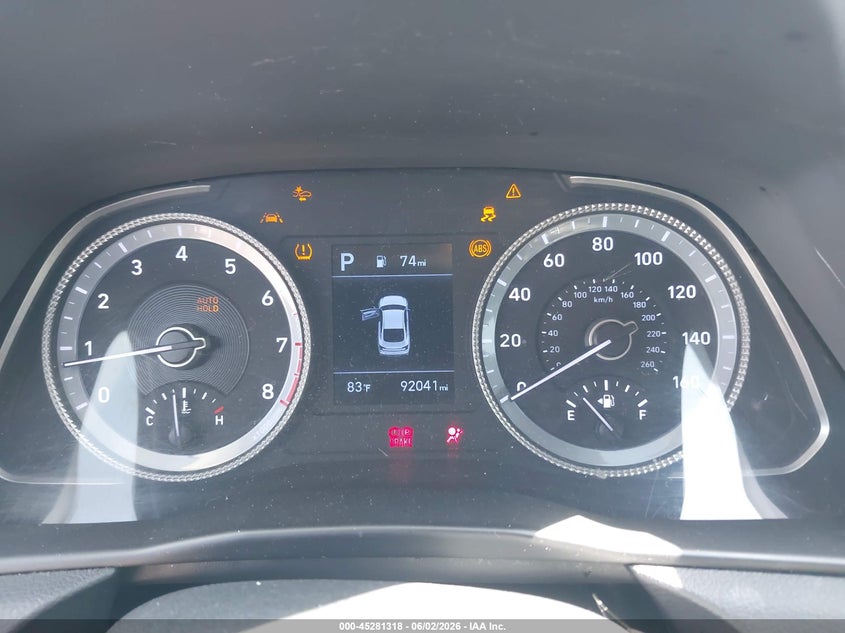 2020 Hyundai Sonata VIN 5NPEG4JA0LH062246 IAAI salvage auction — FRONT END, Salvage Title, sold $2,700 on 2026-07-16 (photo 7)