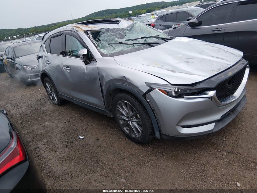 2021 Mazda Cx-5 VIN JM3KFBDM7M0347659 IAAI salvage auction — ROLLOVER, Salvage Title, sold $1,300 on 2026-09-10 (photo 1)