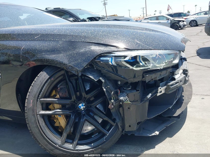 2020 BMW M8 VIN WBSGV0C06LCD56270 IAAI salvage auction — SIDE, Salvage Title, sold $24,625 on 2026-07-22 (photo 6)