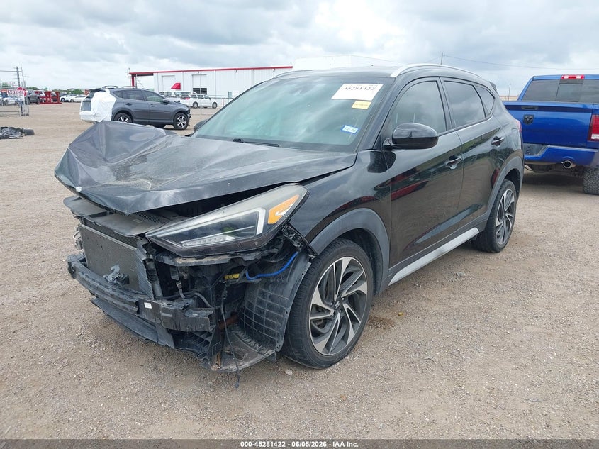 2019 Hyundai Tucson VIN KM8J33AL3KU838584 IAAI salvage auction — FRONT END, Salvage (Texas), sold $1,700 on 2026-07-28 (photo 2)