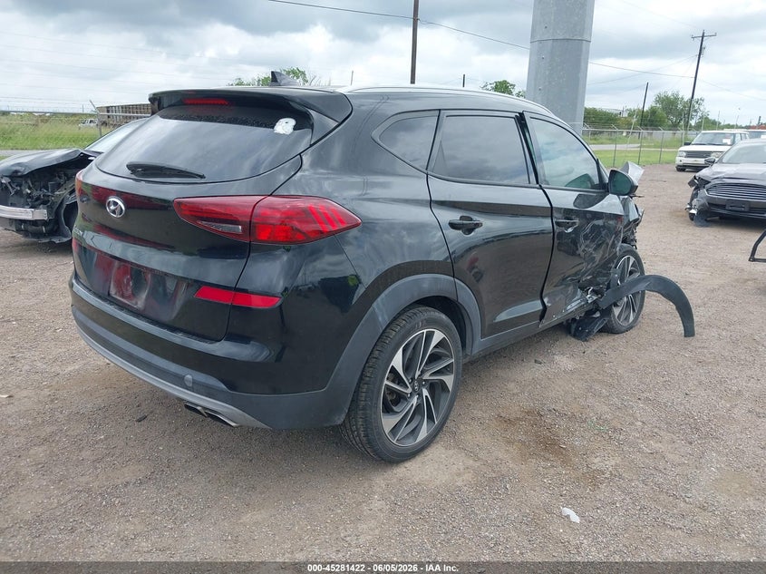 2019 Hyundai Tucson VIN KM8J33AL3KU838584 IAAI salvage auction — FRONT END, Salvage (Texas), sold $1,700 on 2026-07-28 (photo 4)