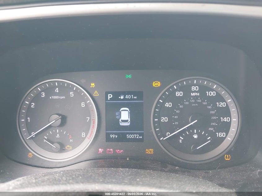 2019 Hyundai Tucson VIN KM8J33AL3KU838584 IAAI salvage auction — FRONT END, Salvage (Texas), sold $1,700 on 2026-07-28 (photo 7)