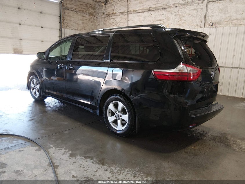 2020 Toyota Sienna VIN 5TDKZ3DC3LS052132 IAAI salvage auction — REAR END, Salvage Title, sold $3,800 on 2026-07-24 (photo 3)